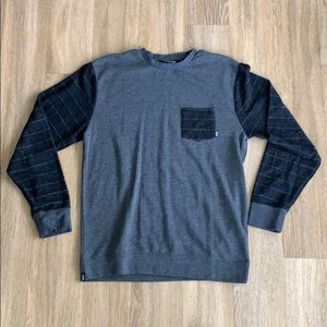 Black Speckled Vans Crewneck Sweater